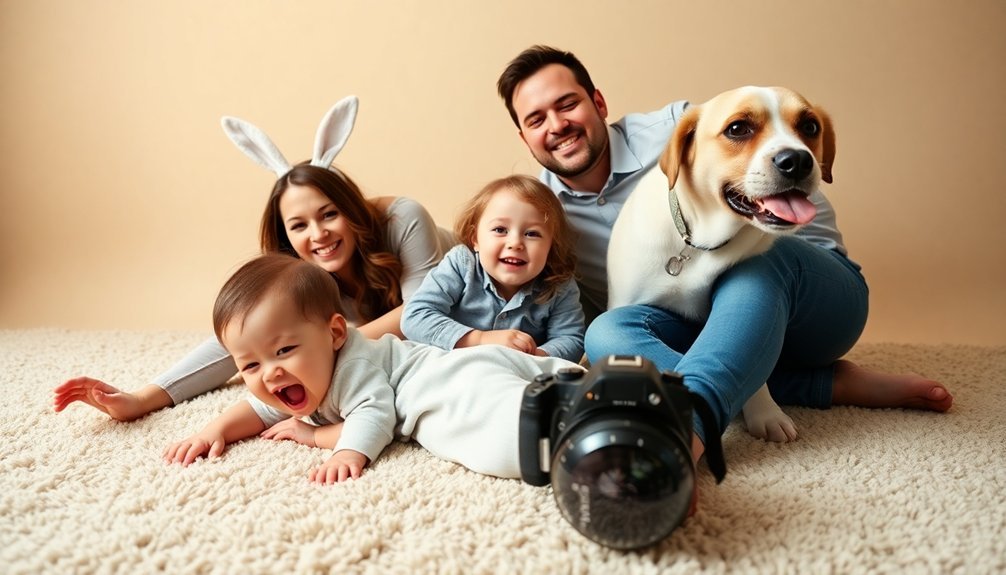 family photo session struggles